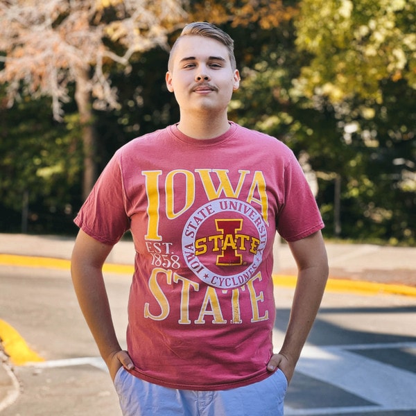 Blue 84 I-State Iowa State Cardinal T-Shirt
